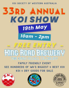 KOI Show - Sunday 19 May 2024 - King Road Brewery, Oldbury