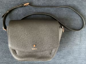 MIMCO - Black leather shoulder bag (handbag) - Excellent condition