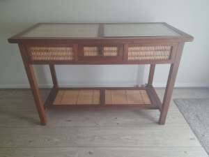 CONSOLE BAMBOO/WOOD