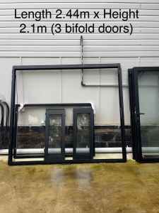 Bifold windows and blinds