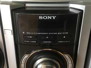 Hi Fi Unit Sony 3 cd stack