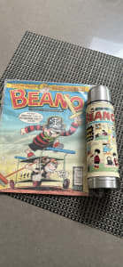 Beano flask and comic