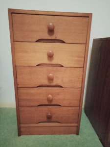 Chest of five drawers