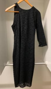 Scanlan & Theodore black winter dress