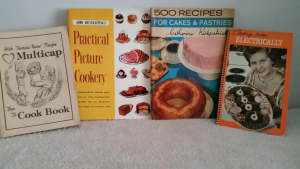 Retro Cooking & Recipe Books - New Condition