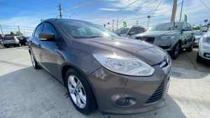 2013 Ford Focus LW MkII Trend PwrShift Brown 6 Speed Sports Automatic Dual Clutch Hatchback