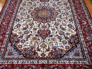 Genuine Isfahan Persian Carpet - Stored 24 years