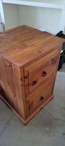 Filing cabinet - wooden