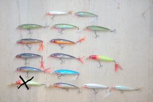 Rapala X-Rap lures. 6, 8 and 10cm