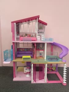 Barbie Dreamhouse Camper, Helicopter, Vet Ambulance &Car