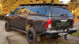 Toyota HiLux  extra cab oval alloy roof racks