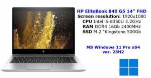 HP EliteBook 840 G5 14 FHD/Intel i5-8350U/RAM 16Gb/SSD 500Gb