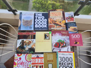 Variety of Cooking, food and wine books (13)