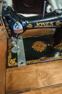 Jones treadle sewing machine