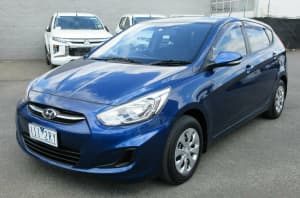 2016 Hyundai Accent RB3 MY16 Active Blue 6 Speed Constant Variable Hatchback