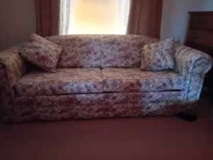 Near new Queensized sofa bed....used twice..Can deliver for free