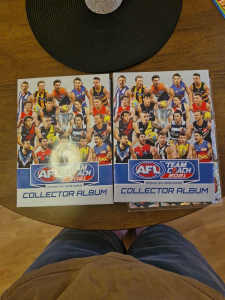 Afl teamcoach 2021 collector albums base set complete with others
