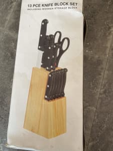 13 pc Knife Block Set - brand new in box