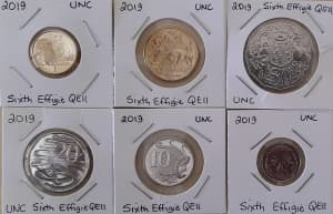 Uncirculated 2019 JC set of coins