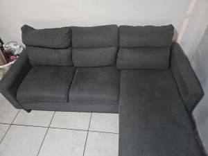 Urgent sale Sofa with Chaise