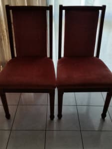 6 chairs ,pink velvet dining chairs 