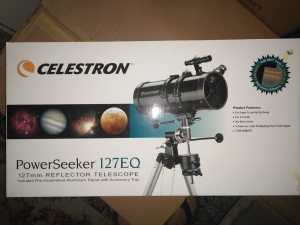 telescope celestron powerseeker 127