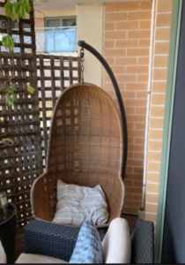 Egg swing chair $186