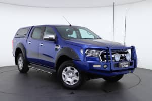 2016 Ford Ranger PX MkII XLT Double Cab Blue 6 Speed Sports Automatic Utility