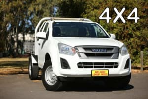 2017 Isuzu D-MAX MY17 SX White 6 Speed Sports Automatic Cab Chassis