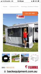 Sold....FIAMMA F45 Awning and Annex 3.5m