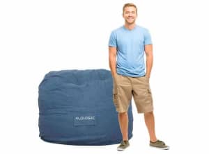 Kloudsac Mondo (Large Size) with Washed Blue Canvas Cover (Outdoor)