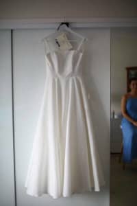 Paddington Bertossi Brides - Italian Silk Square Neck Wedding Dress