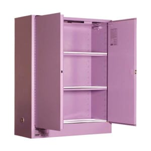 Corrosive Storage Cabinet 350 Liters - 2 Door, 3 Shelf