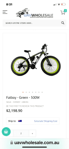 Bike E bike hilltop fatboy