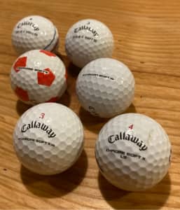 6 Callaway Golf Balls (CHECK DESCRIPTION FOR EACH TYPE)