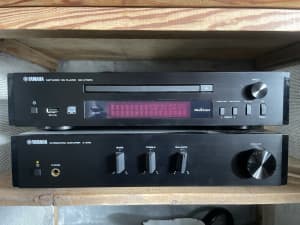 Yamaha stereo amplifier and cd reciever