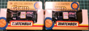 Matchbox, Model T Ford x 2, $20 for both.