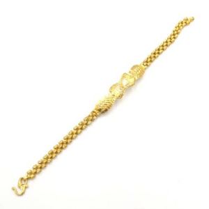 21ct Yellow Gold Bracelet - 15.4cm 10.89G - 024900238935