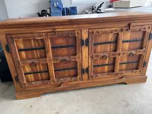 Balinese Solid Timber Cabinet