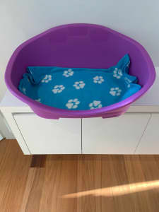 REDUCED - Dog or cat animal bed moulded plastic