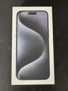 Brand new still sealed iPhone 15 pro max 512gb blue titanium