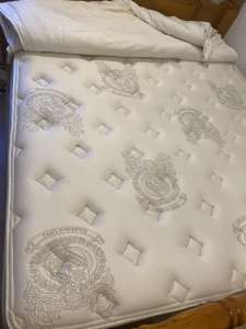 Super King bed frame and mattress,2 bedside and dresser