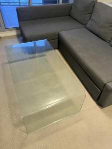 Glass coffee table CASH ONLY