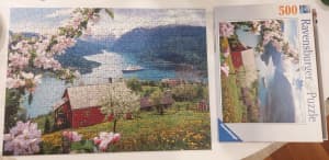 500pc Norway Fjord jigsaw puzzle