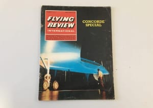 OLD MAGAZINE FLYING REVIEW APRIL 1968 CONCORDE SPECIAL RARE
