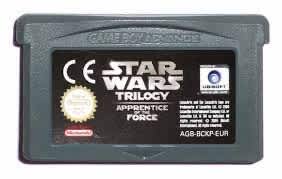 Gameboy sp advanced with star wars game