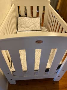Boori Country Collection Cot, Nappy Change Table and Bookshelf