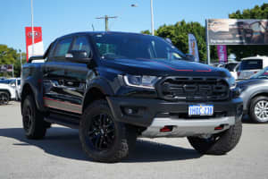 2022 Ford Ranger PX MkIII 2021.75MY Raptor X Pick-up Double Cab Black 10 Speed Sports Automatic