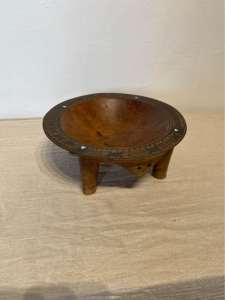 Carved Wooden Kava Bowl
