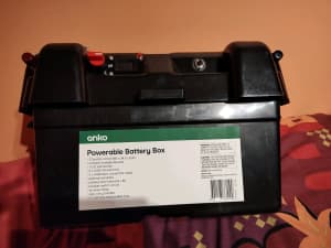 Dual battery box and set up